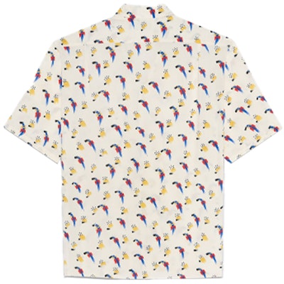 Saint Laurent Shark Print Short Sleeve Shirt Men’s Off-White 531956Y2D369747 Lookbook Saint Laurent Shark Print Short Sleeve Shirt Men’s Off-White 531956Y2D369747