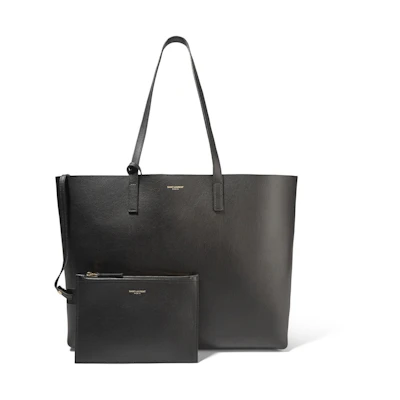 Saint Laurent Shopping Tote (With Pouch) Large Black