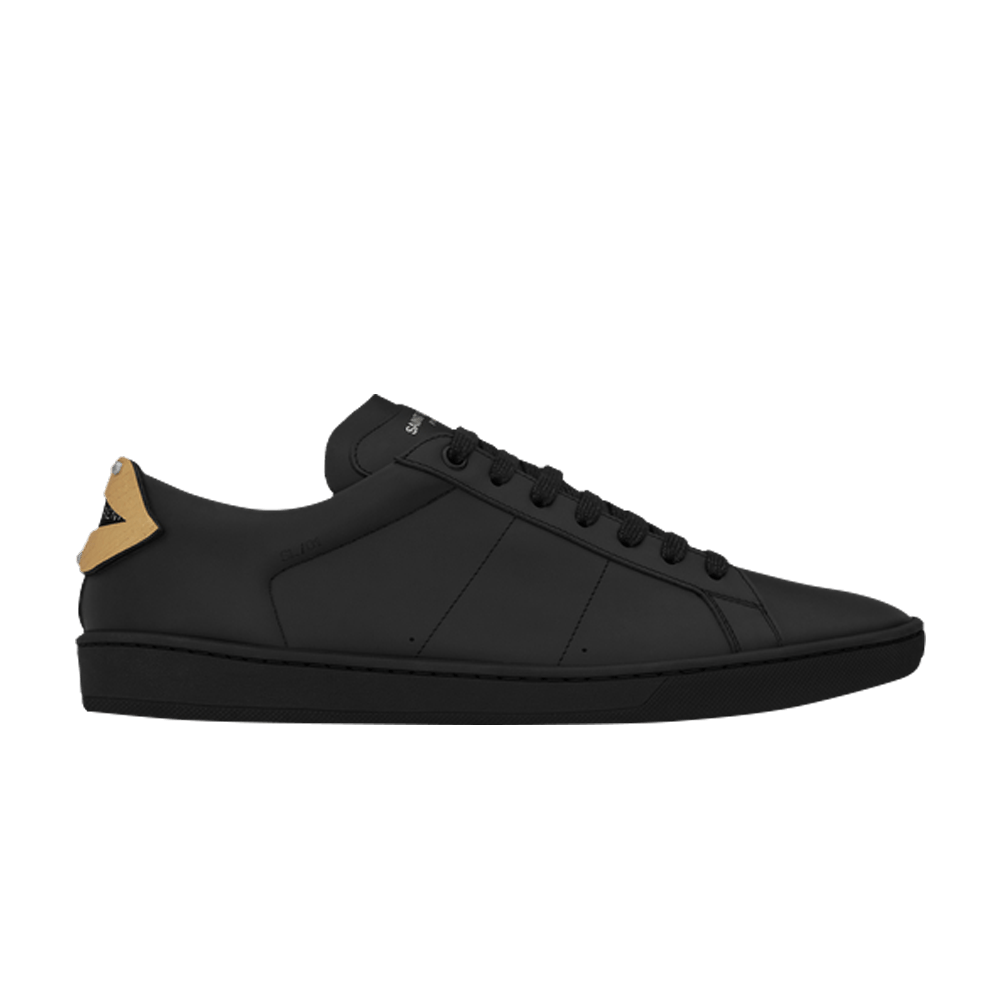Saint Laurent Signature Court Classic Lips SL/01 Low Top Sneaker 'Black Gold' 485275-EXV60-8069
