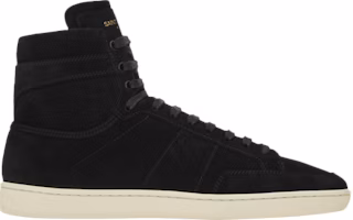 Saint Laurent Signature Court Classic SL/10H High Top Sneaker 'Black Suede' 418026-D5X00-1000 Saint Laurent Signature Court Classic SL/10H High Top Sneaker 'Black Suede' 418026-D5X00-1000