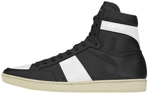 Sepatu Tinggi Saint Laurent Signature Court Classic SL/10H 'Hitam Putih' 345416-AQI10-1090 Buy Sepatu Tinggi Saint Laurent Signature Court Classic SL/10H 'Hitam Putih' 345416-AQI10-1090