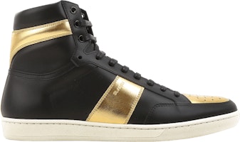 Saint Laurent Signature Court Classic SL/10H High 'Black Gold' 418026-0MP40-1080 Saint Laurent Signature Court Classic SL/10H High 'Black Gold' 418026-0MP40-1080