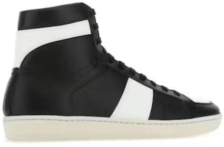 Sepatu Tinggi Saint Laurent Signature Court Classic SL/10H 'Hitam Putih' 345416-AQI10-1090 Order Sepatu Tinggi Saint Laurent Signature Court Classic SL/10H 'Hitam Putih' 345416-AQI10-1090