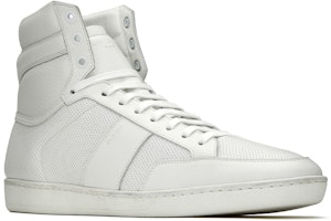 Saint Laurent Signature Court Classic SL/10H High 'Putih Optik' 418026-1JZD0-9030 Lookbook Saint Laurent Signature Court Classic SL/10H High 'Putih Optik' 418026-1JZD0-9030