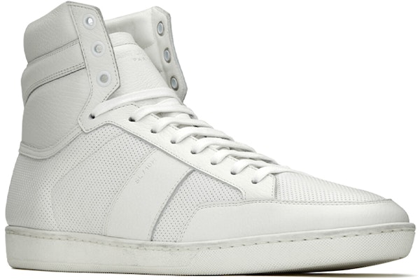 Saint Laurent Signature Court Classic SL/10H High 'Optic White' 418026-1JZD0-9030 Lookbook Saint Laurent Signature Court Classic SL/10H High 'Optic White' 418026-1JZD0-9030