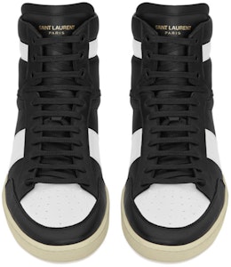 Sepatu Tinggi Saint Laurent Signature Court Classic SL/10H 'Hitam Putih' 345416-AQI10-1090 Shop Sepatu Tinggi Saint Laurent Signature Court Classic SL/10H 'Hitam Putih' 345416-AQI10-1090