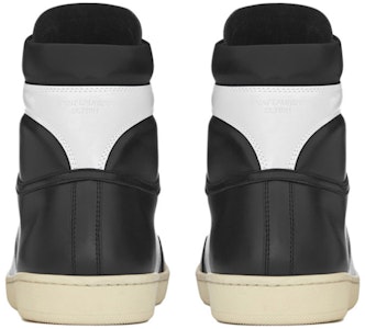 Sepatu Tinggi Saint Laurent Signature Court Classic SL/10H 'Hitam Putih' 345416-AQI10-1090 Purchase Sepatu Tinggi Saint Laurent Signature Court Classic SL/10H 'Hitam Putih' 345416-AQI10-1090