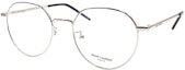 Buy SAINT LAURENT Gafas Ópticas Redondas Plateadas Unisex de Aleación Vintage. SL647F-002