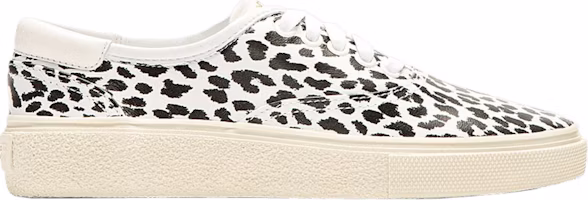 Saint Laurent Skate Lace-Up Sneaker 'White Canvas Babycat' 340249-GI910-9024 Saint Laurent Skate Lace-Up Sneaker 'White Canvas Babycat' 340249-GI910-9024
