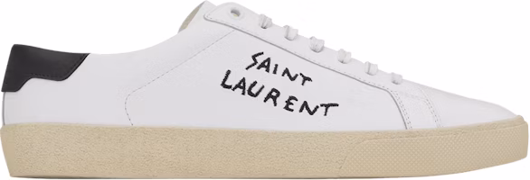 Saint Laurent SL-06 Court Classic 'White Black' 592529-08G10-9061 Saint Laurent SL-06 Court Classic 'White Black' 592529-08G10-9061
