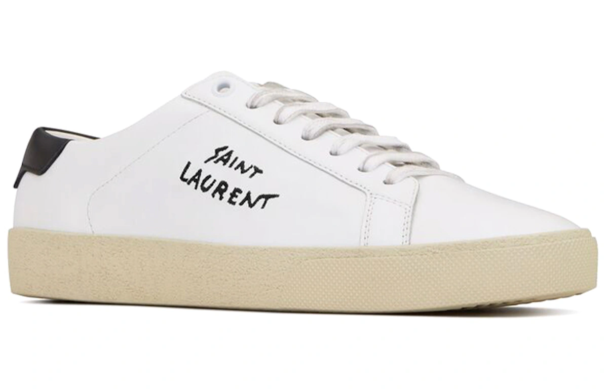 Saint Laurent SL-06 Court Leather 2020 'White Black'