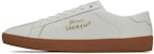 Saint Laurent SL-06 Court Kulit 'Optic White Gum' 61068500N009030