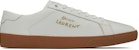 Saint Laurent SL-06 Court Kulit 'Optic White Gum' 61068500N009030