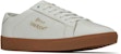 Saint Laurent SL-06 Court Leather 'Optik Putih Gum' 610685-00N00-9030