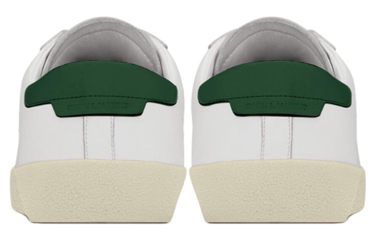 Lookbook サンローラン SL-06 コート レザー ''ホワイト ダークバジル'' 610685-00NI0-9041