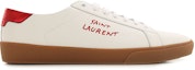 Order Saint Laurent SL-06 Court Kulit 'Putih Merah' 610685-0ZS70-9967