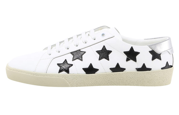 Saint Laurent SL-06 Metallic California Low 'Black Stars' 421572-0MP20-9084