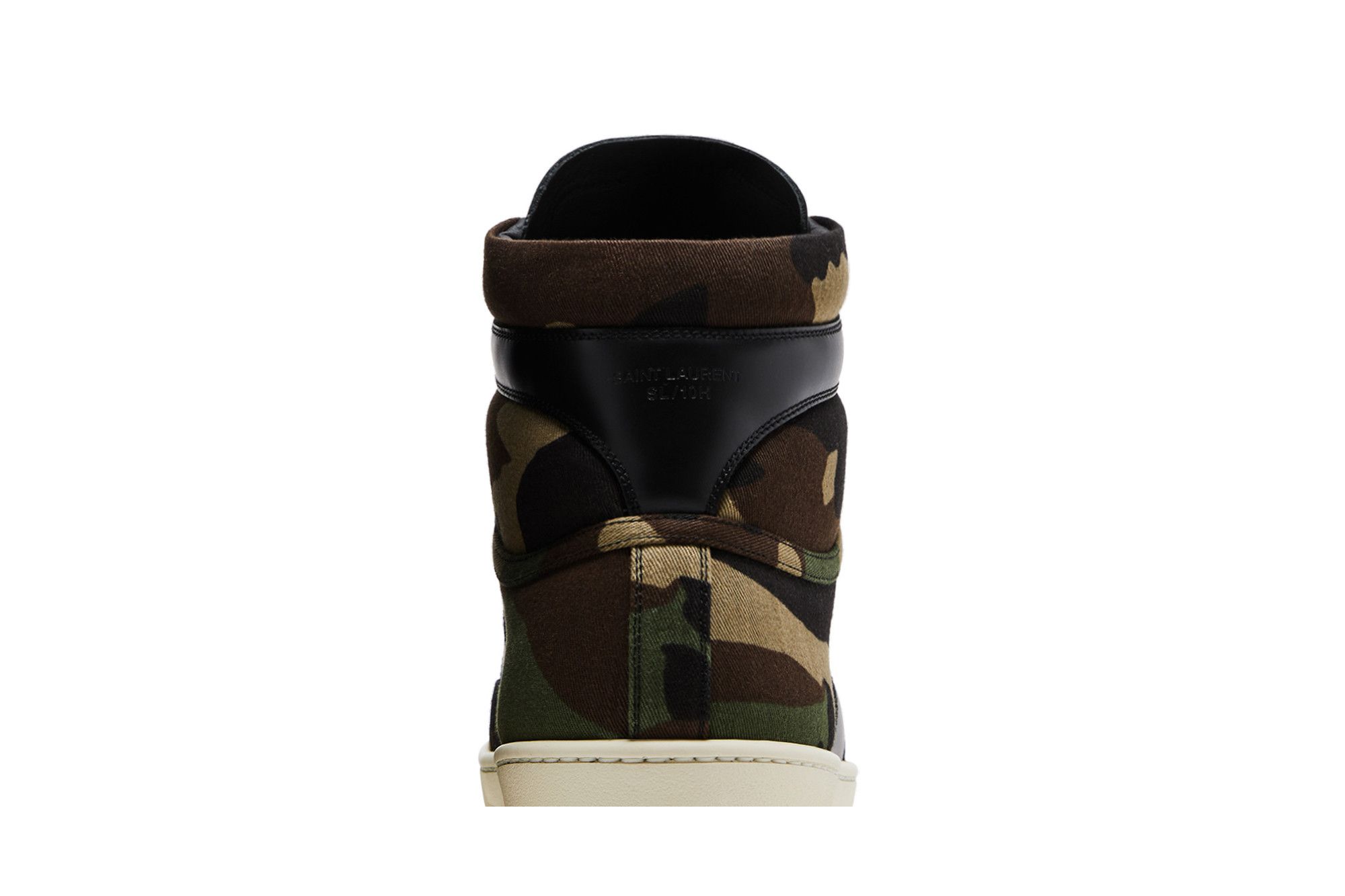 Sizing Saint Laurent SL-10 Military High ''Camouflage Kaki''. 458856-GL010-3071
