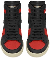 생 로랑 SL-10H 하이탑 스니커즈 (블랙/레드) 418026-0MP30-1074 Lookbook 생 로랑 SL-10H 하이탑 스니커즈 (블랙/레드) 418026-0MP30-1074