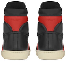 생 로랑 SL-10H 하이탑 스니커즈 (블랙/레드) 418026-0MP30-1074 Shop 생 로랑 SL-10H 하이탑 스니커즈 (블랙/레드) 418026-0MP30-1074