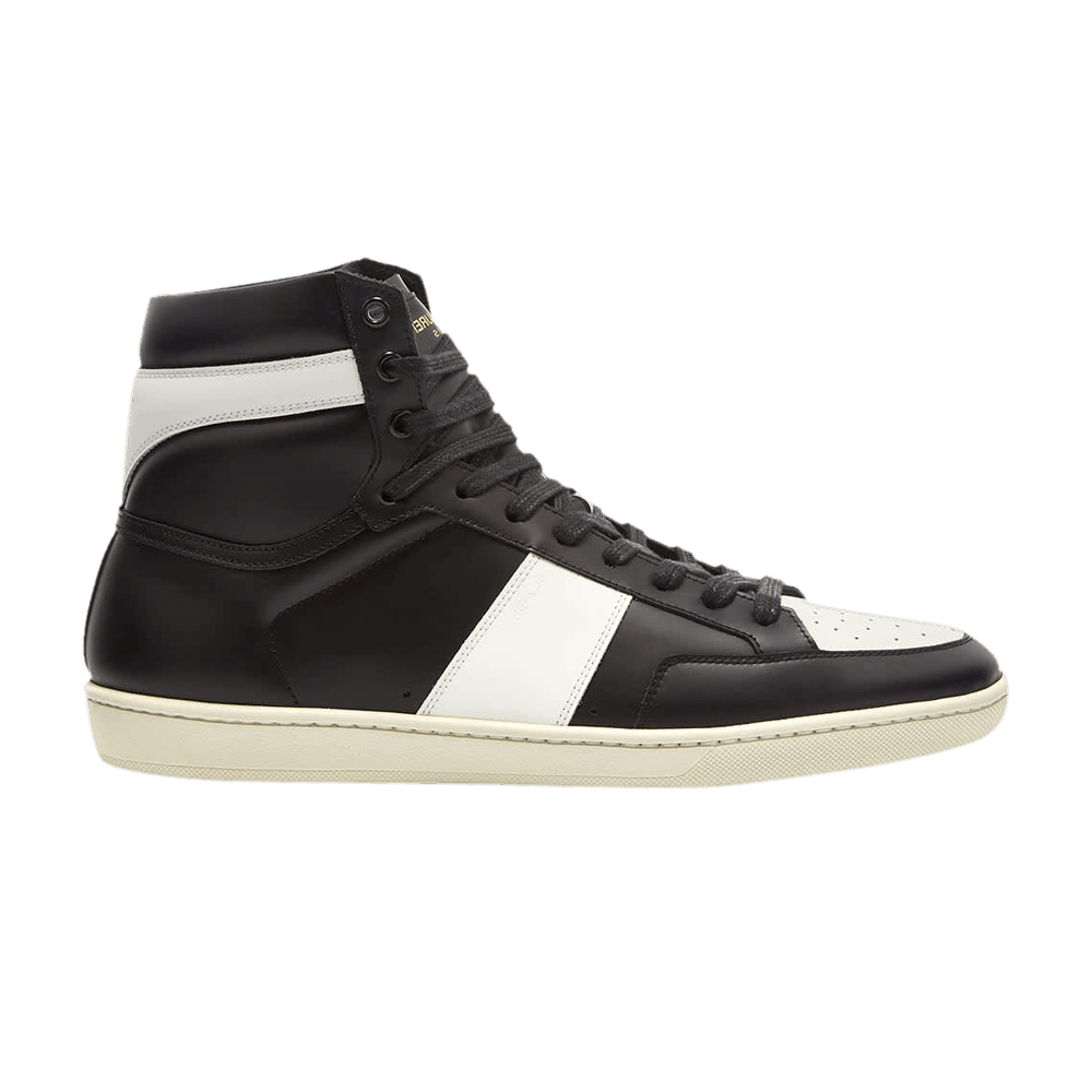Saint Laurent SL-10H High Top Sneaker 'Black White' 418026-0MP30-1090