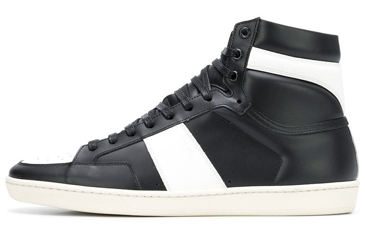 Saint Laurent SL-10H High Top Sneaker 'Black White' 418026-0MP30-1090