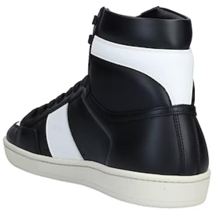 Purchase Saint Laurent SL-10H Hoge Sneakers ''Zwart Wit'' 418026-0MP30-1090