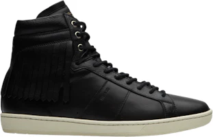 Saint Laurent SL-18 Fringe High 'Black' 419557-COT00-1000 Saint Laurent SL-18 Fringe High 'Black' 419557-COT00-1000