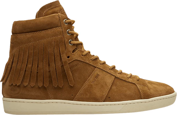 Saint Laurent SL-18 Fringe Hoog ''Tan'' Sneakers 376995-BT300-9848 Buy Saint Laurent SL-18 Fringe Hoog ''Tan'' Sneakers 376995-BT300-9848