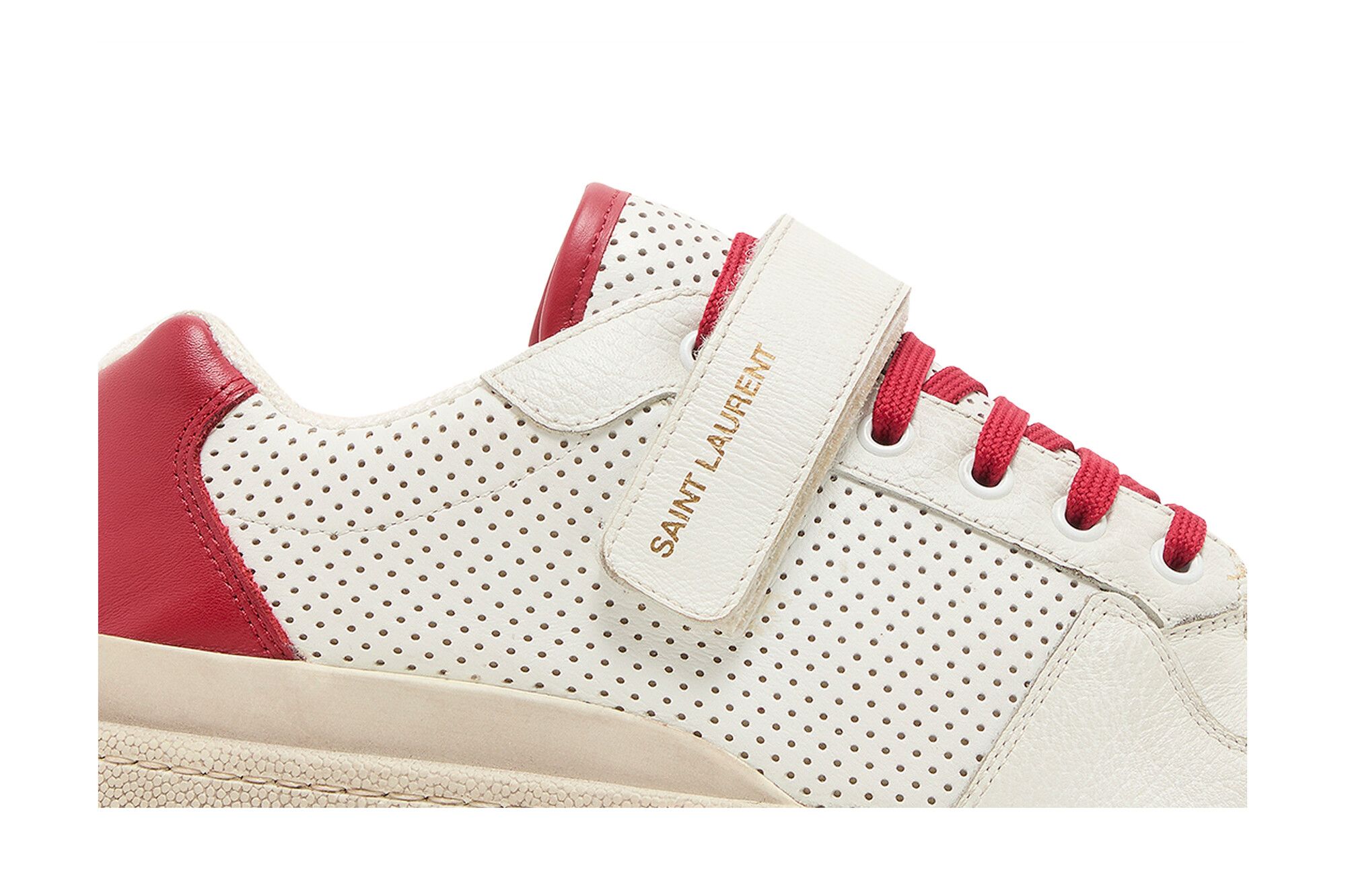 Order Saint Laurent SL-24 ''Weiß Rot'' Sneakers 557624-04L20-9490