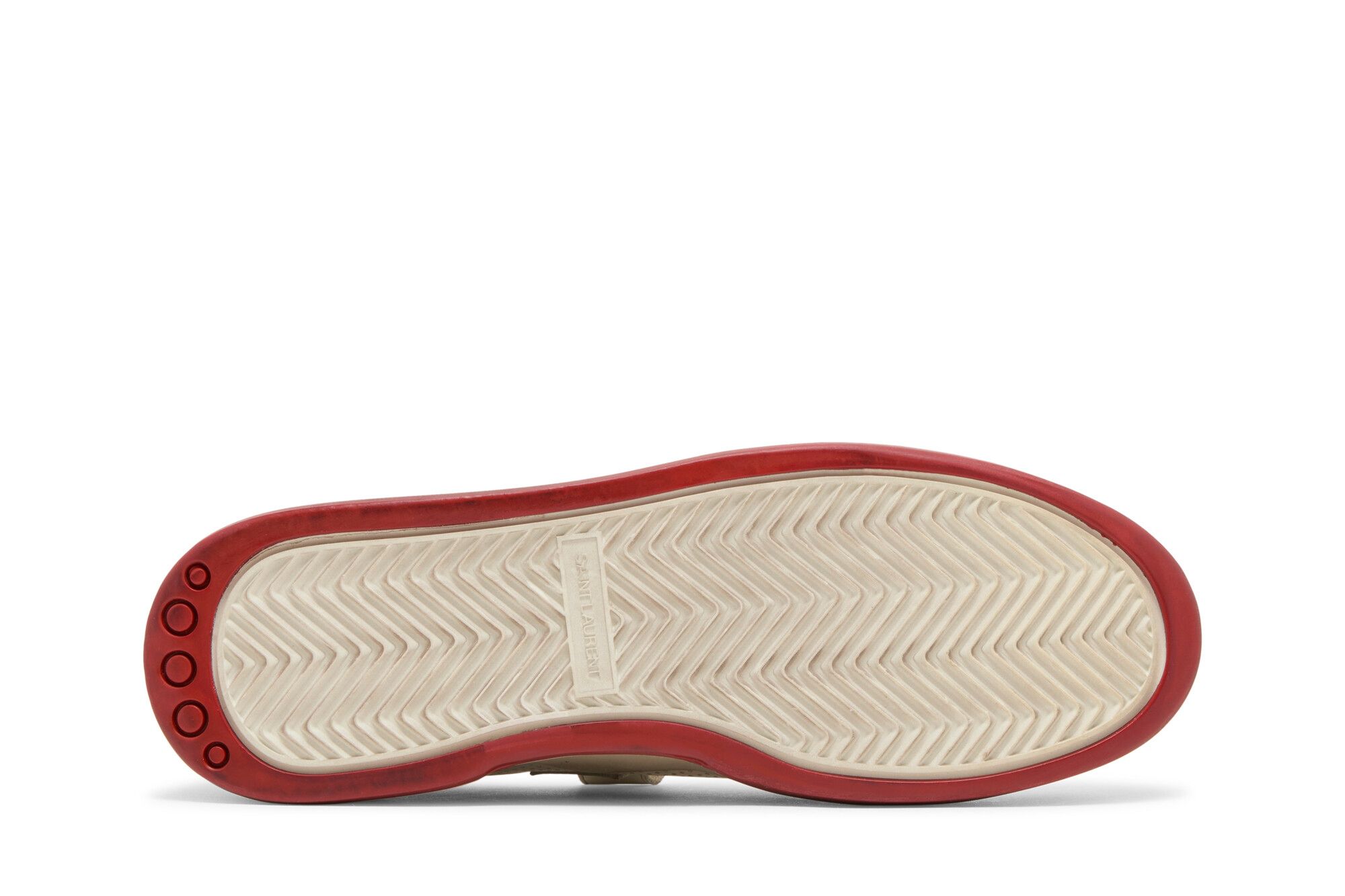 Shop Saint Laurent SL-24 ''Weiß Rot'' Sneakers 557624-04L20-9490