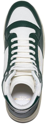 Saint Laurent SL-24 Mid 'White Dark Green' 610618-AAAS4-8513 Shop Saint Laurent SL-24 Mid 'White Dark Green' 610618-AAAS4-8513