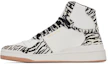 Buy Saint Laurent SL-24 Mid ''Zebra'' Sneakers 713857-AAAXE-2039