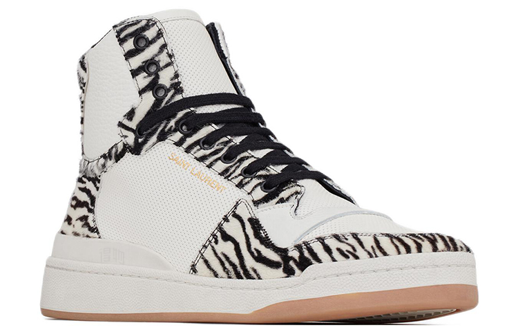 Order Saint Laurent SL-24 Mid ''Zebra'' Sneakers 713857-AAAXE-2039