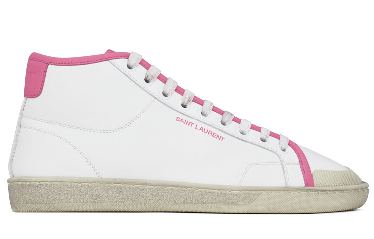 Order Saint Laurent SL-39 Mid 'Putih Pink' 653489-00NI2-9052