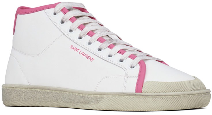 Saint Laurent SL-39 Mid 'Putih Pink' 653489-00NI2-9052 Shop Saint Laurent SL-39 Mid 'Putih Pink' 653489-00NI2-9052