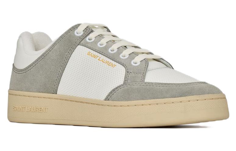 Order Saint Laurent SL-61 Low 'Blanc Optique Paris Roof' Lelaki Wanita靴子 713600-AAB3G-9078