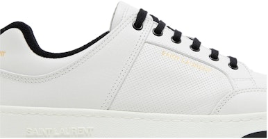 SAINT LAURENT聖羅蘭 SL/61 皮革 粒面低筒 時尚板鞋 白色 Order SAINT LAURENT聖羅蘭 SL/61 皮革 粒面低筒 時尚板鞋 白色