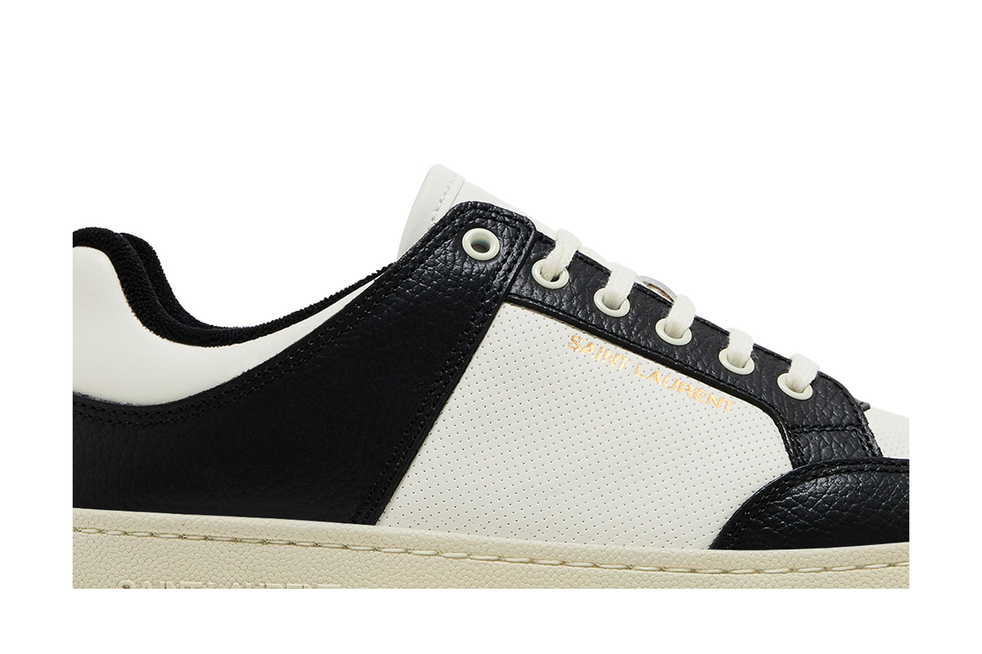 Lookbook Saint Laurent SL-61 Low '白色黑色' 713600-AAAWR-9063