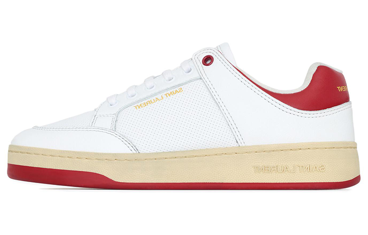 Saint Laurent SL-61 Low 'White Vintage Red' 713600-2W4AA-9226