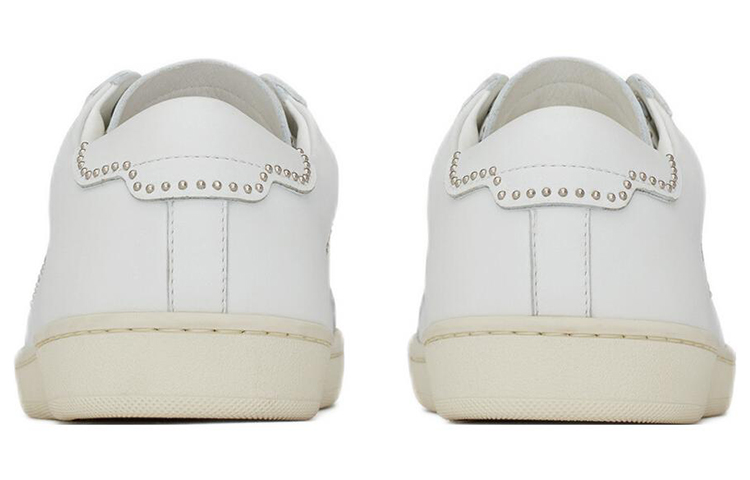 Shop サンローラン SL-80 ロー ''オプティックホワイト スタッズ'' 711243-AAASW-9030
