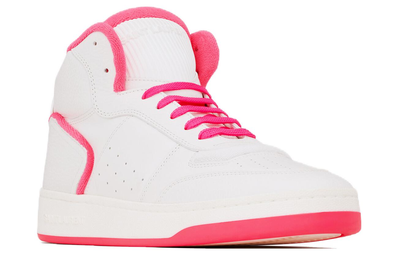 Order Saint Laurent SL-80 Mid ''Putih Neon Pink'' 711250-AABV4-9090