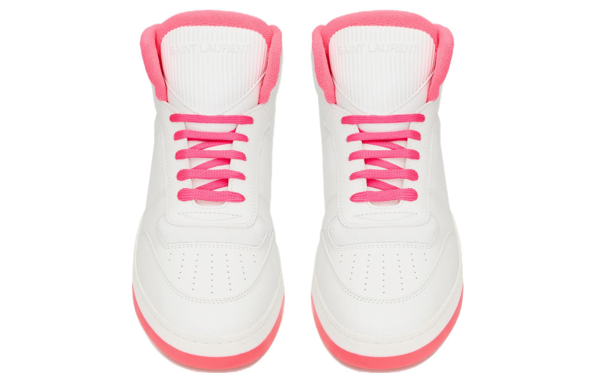Lookbook Saint Laurent SL-80 Mid ''Putih Neon Pink'' 711250-AABV4-9090