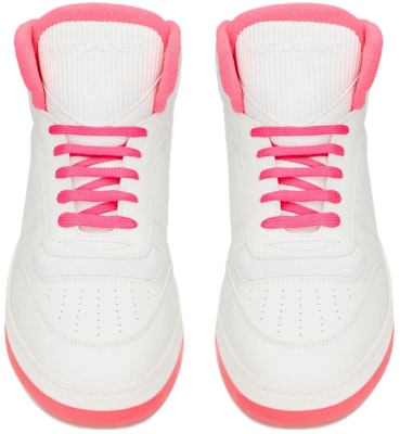 Saint Laurent SL-80 Mid ''Putih Neon Pink'' 711250-AABV4-9090 Lookbook Saint Laurent SL-80 Mid ''Putih Neon Pink'' 711250-AABV4-9090