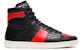Saint Laurent SL-10H High Top Sneaker 'Hitam Merah' 418026-0MP30-1074