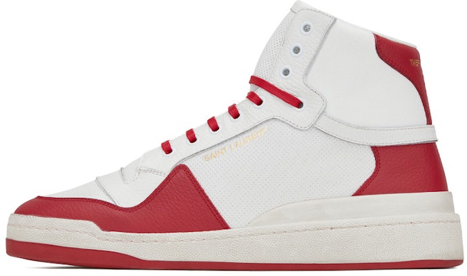 Saint Laurent SL/24 High 'Blanco Rojo Desgastado' 61061800NH09068 Buy Saint Laurent SL/24 High 'Blanco Rojo Desgastado' 61061800NH09068