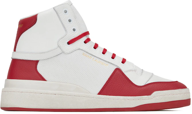 Saint Laurent SL/24 High 'Blanco Rojo Desgastado' 61061800NH09068 Order Saint Laurent SL/24 High 'Blanco Rojo Desgastado' 61061800NH09068