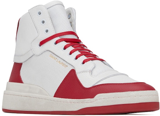 Saint Laurent SL/24 High 'Blanco Rojo Desgastado' 61061800NH09068 Lookbook Saint Laurent SL/24 High 'Blanco Rojo Desgastado' 61061800NH09068