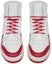 Shop Saint Laurent SL/24 High 'Distressed White Red' 61061800NH09068