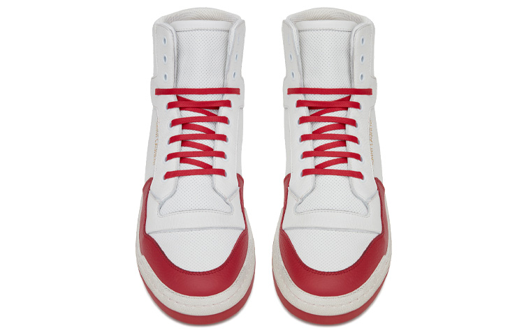 Shop Saint Laurent SL/24 High 'Blanco Rojo Desgastado' 61061800NH09068